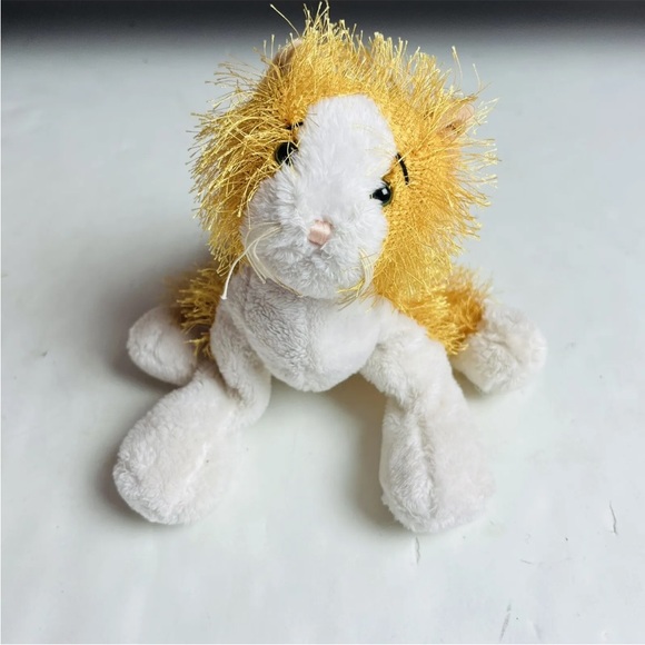 Ganz Webkinz Lil Kinz HM107 1st Edition Plush Orange/White Cat No Magic W Logo - Picture 2 of 7